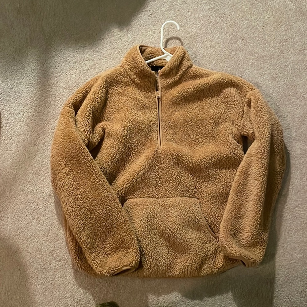 teddy bear sherpa pullover forever21